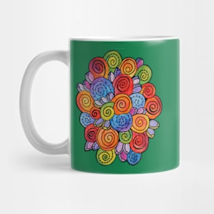 Rainbow Explosion Shells Mug